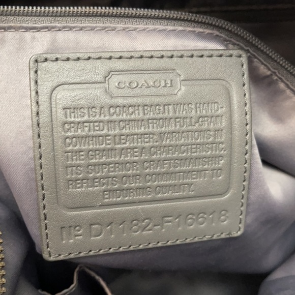 Coach Brooke pewter shoulder bag - Picture 4 of 6